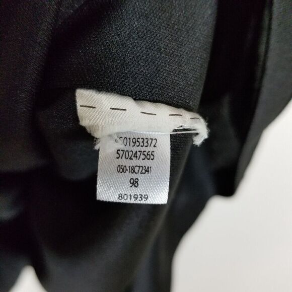 Chico's Women Floral Leopard-Print Dress Sz L Black 3/4 Sleeve Jersey Pullover - Picture 8 of 8